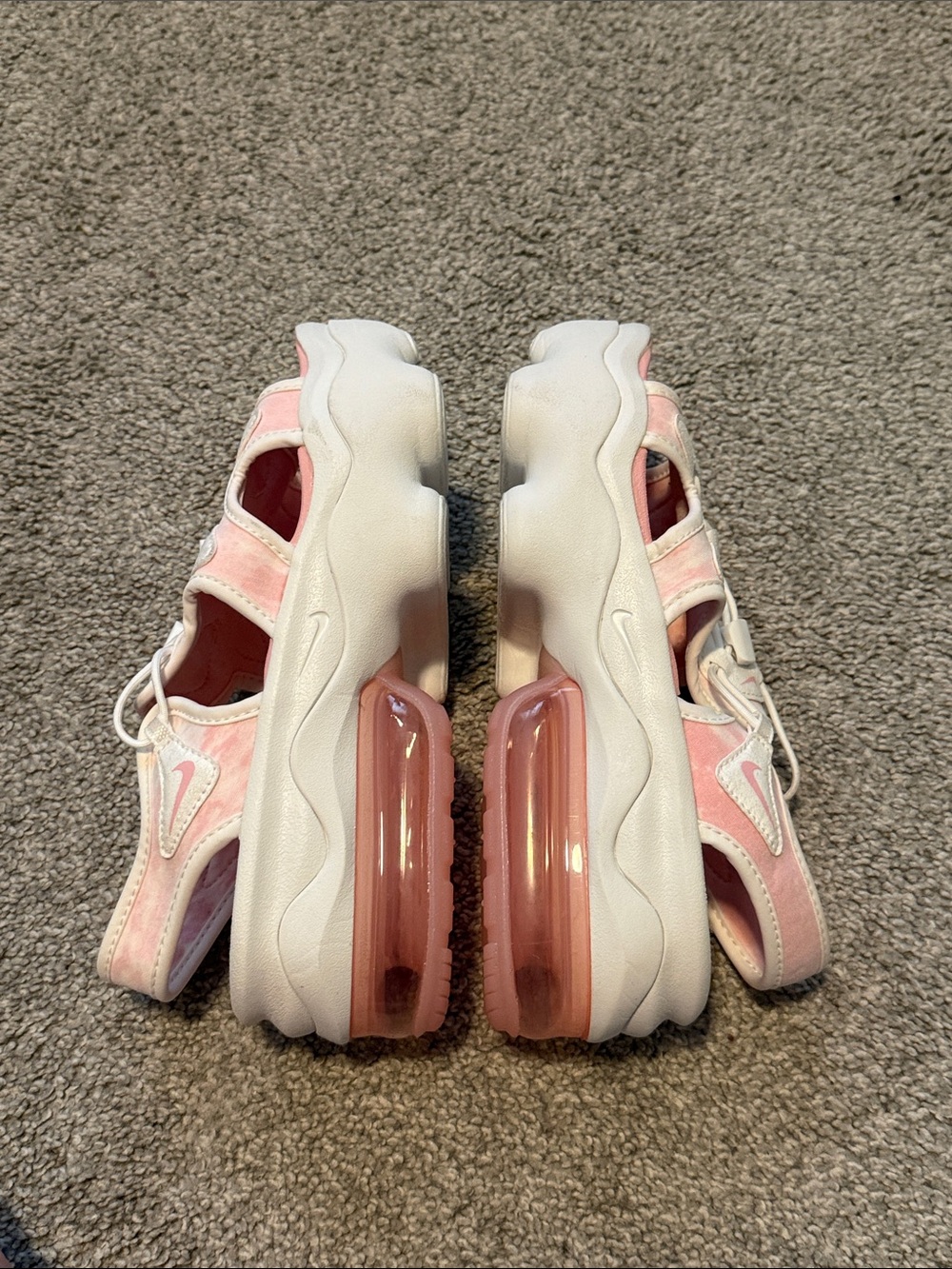 Nike Air Max Koko platform sandals pink & white - Picture 3 of 9